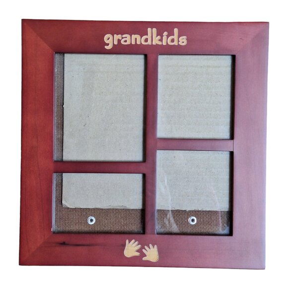 Rare Woods Wooden Collage Picture Frame For Grandparents - Picture 1 of 4